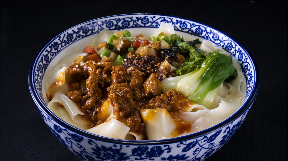 羊肉丁拌面